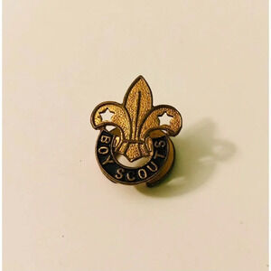 Vintage Boy Scout Pin  Button Hole Lapel